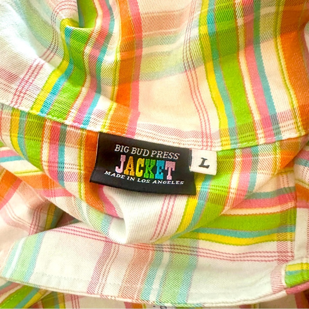 Big Bud Press Summer Plaid Sailor Jacket - Picture 5 of 10